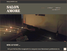 Tablet Screenshot of amore-salon.com